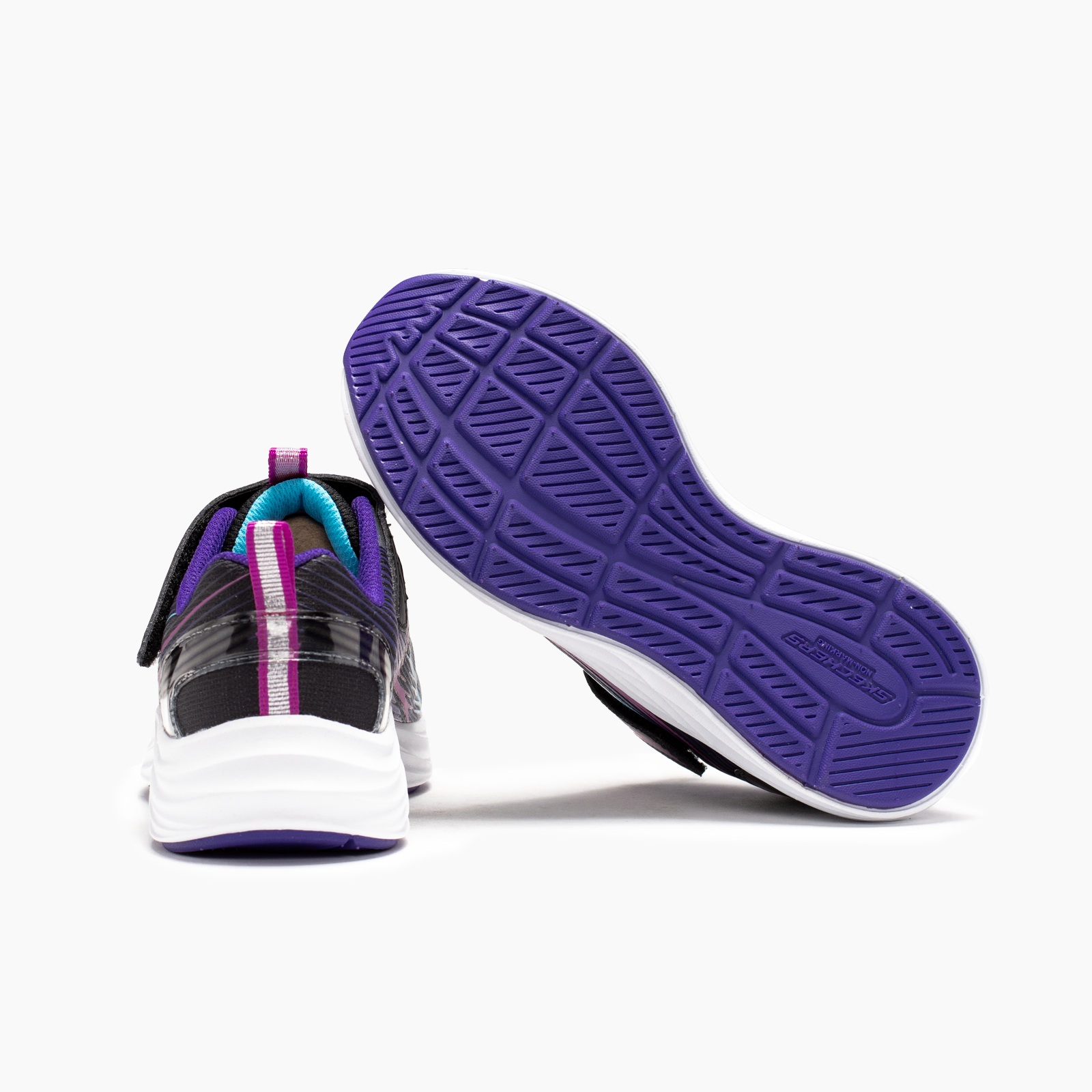 Skechers para niña negro deportivo