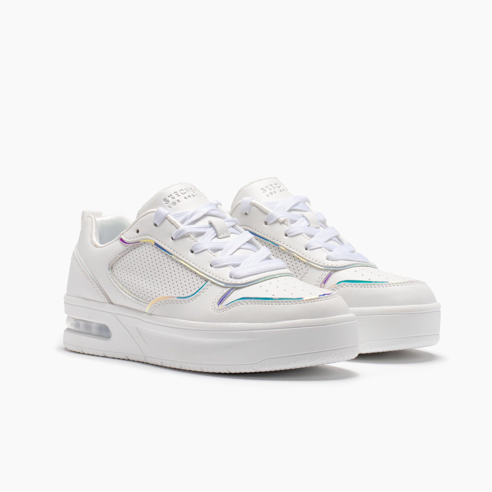 Skechers para niña blanco casual