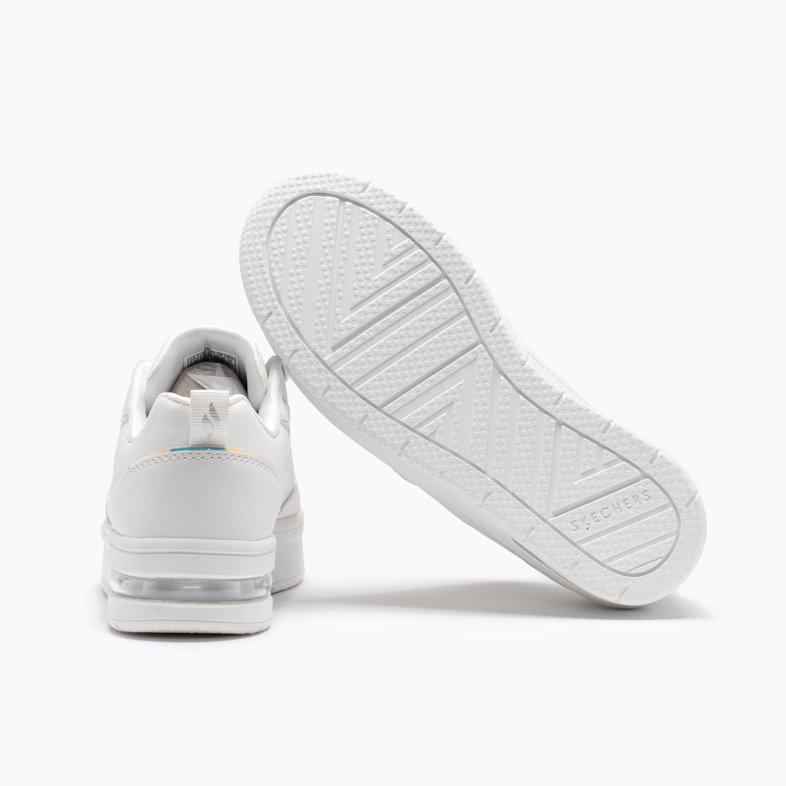 Skechers para niña blanco casual