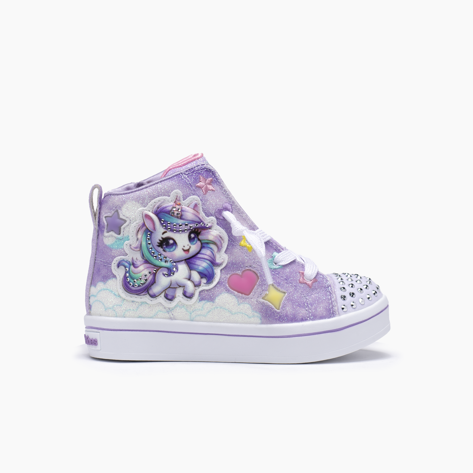 Skechers para niña lavanda casual