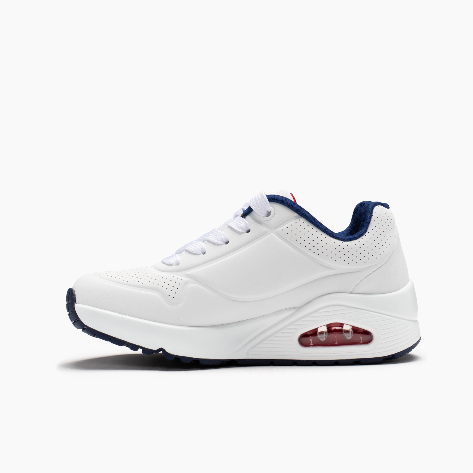Skechers para niño blanco casual