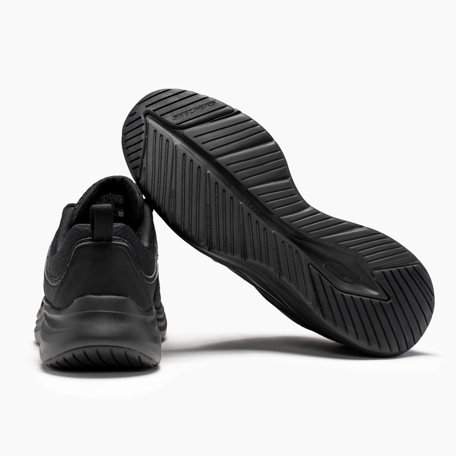 Skechers para juvenil negro para correr