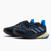 Adidas para hombre negro/azul para correr