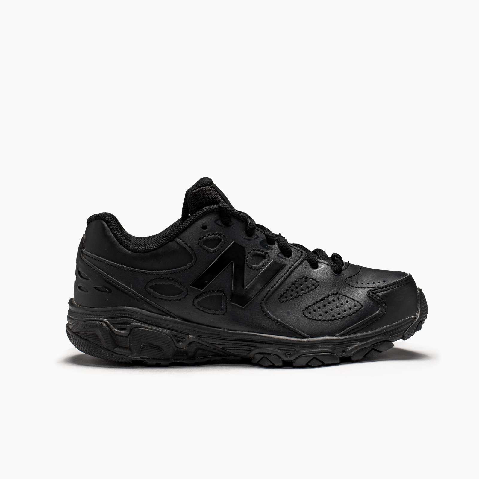 New Balance para niño negro deportivo 