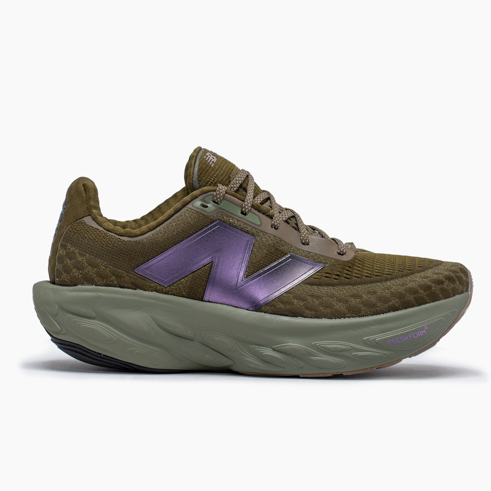 New Balance para hombre verde oliva para correr