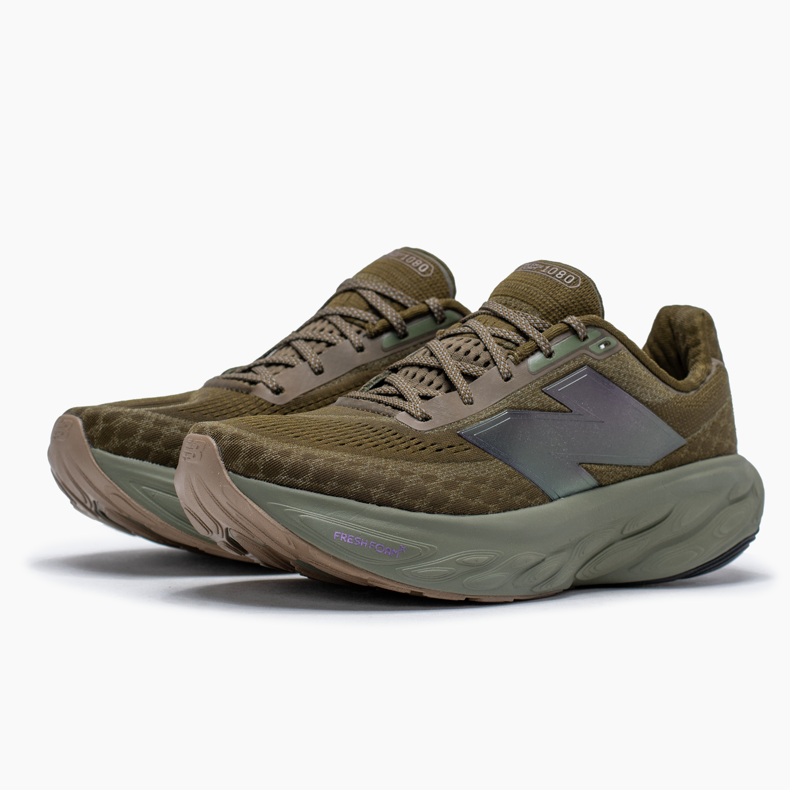 New Balance para hombre verde oliva para correr
