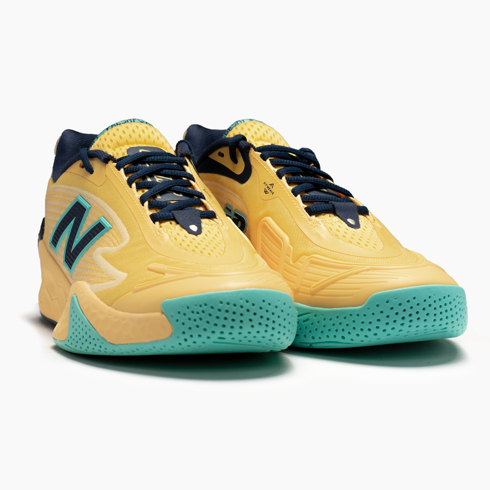 New Balance para hombre amarillo de tenis 