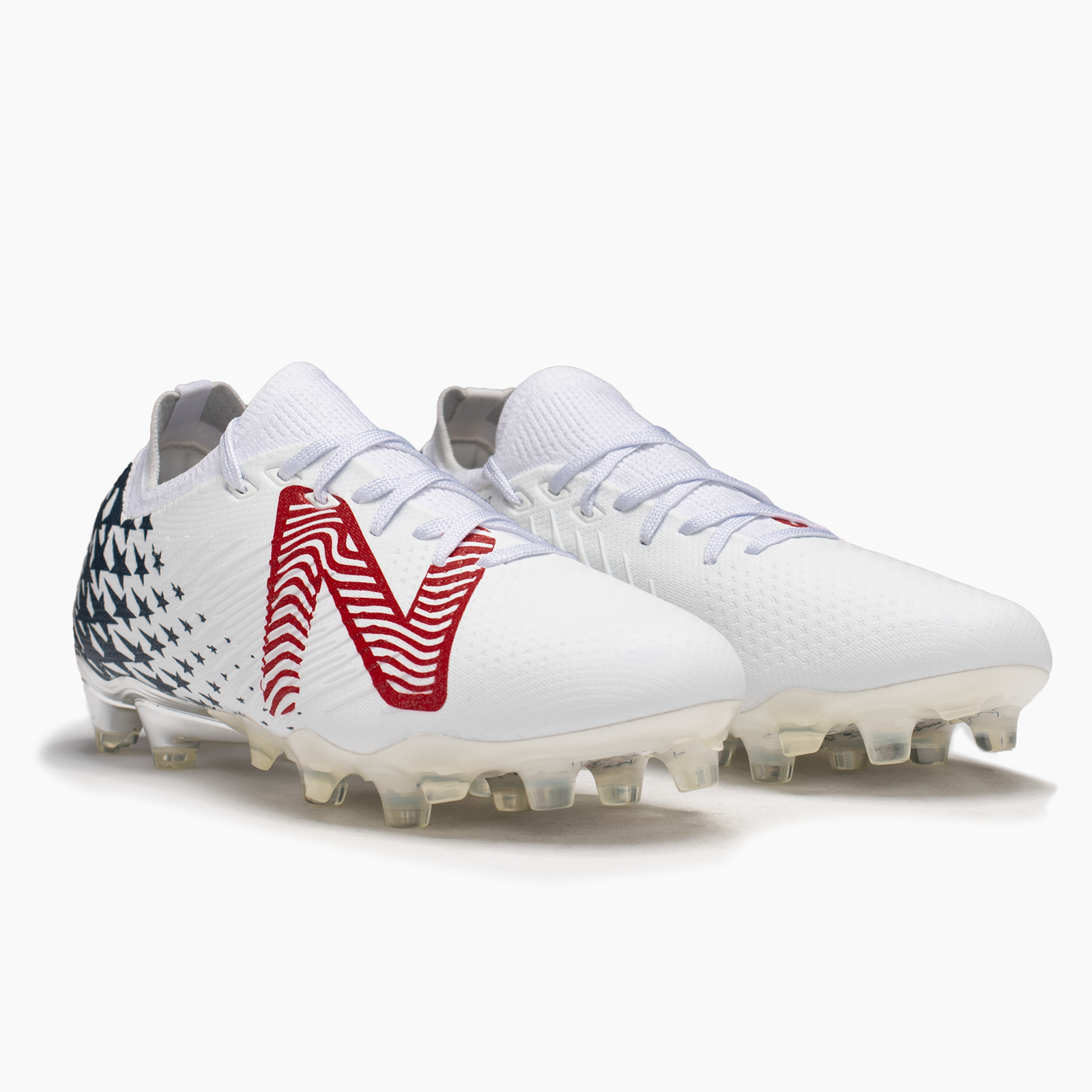 New Balance para hombre blanco fútbol 