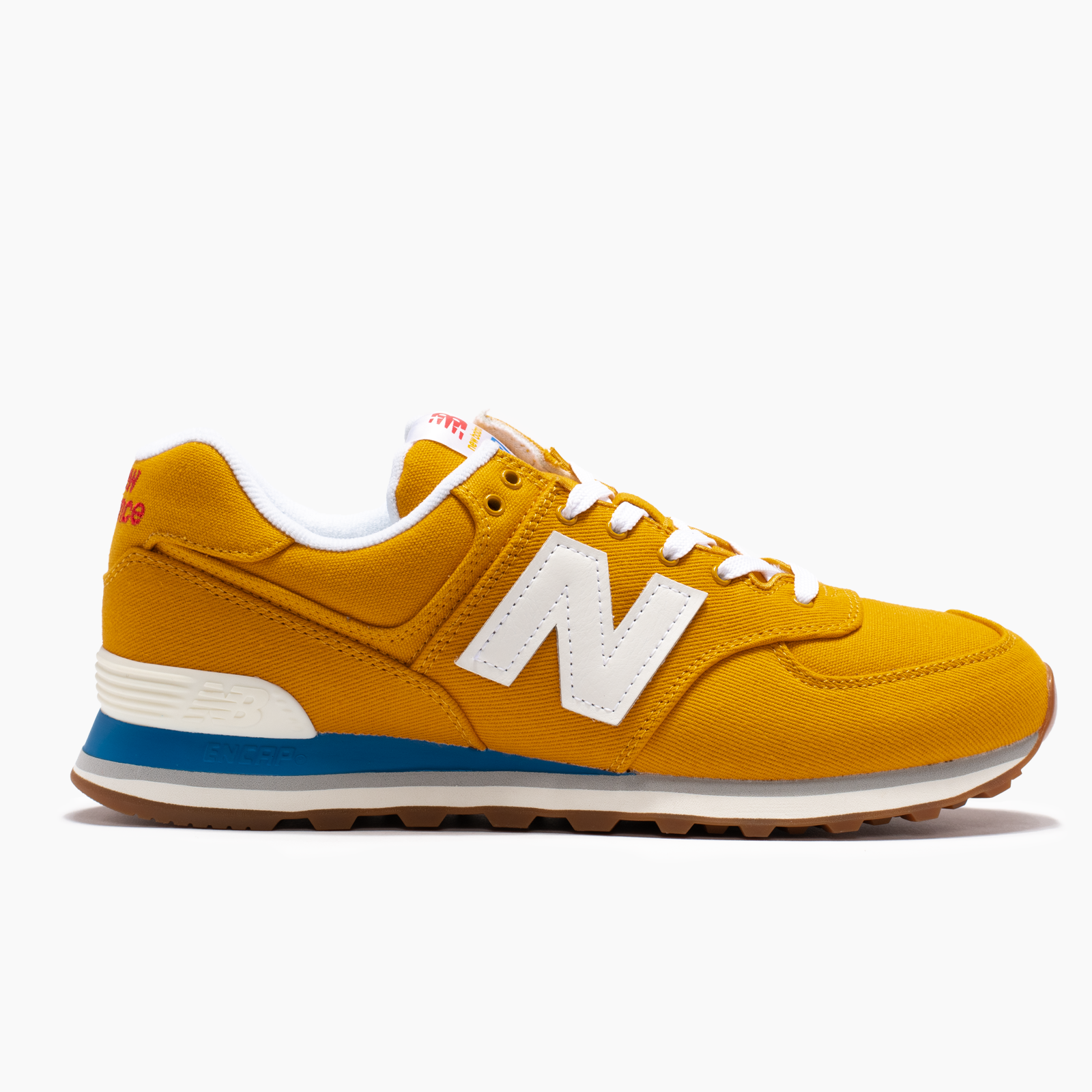New Balance para hombre mostaza casual