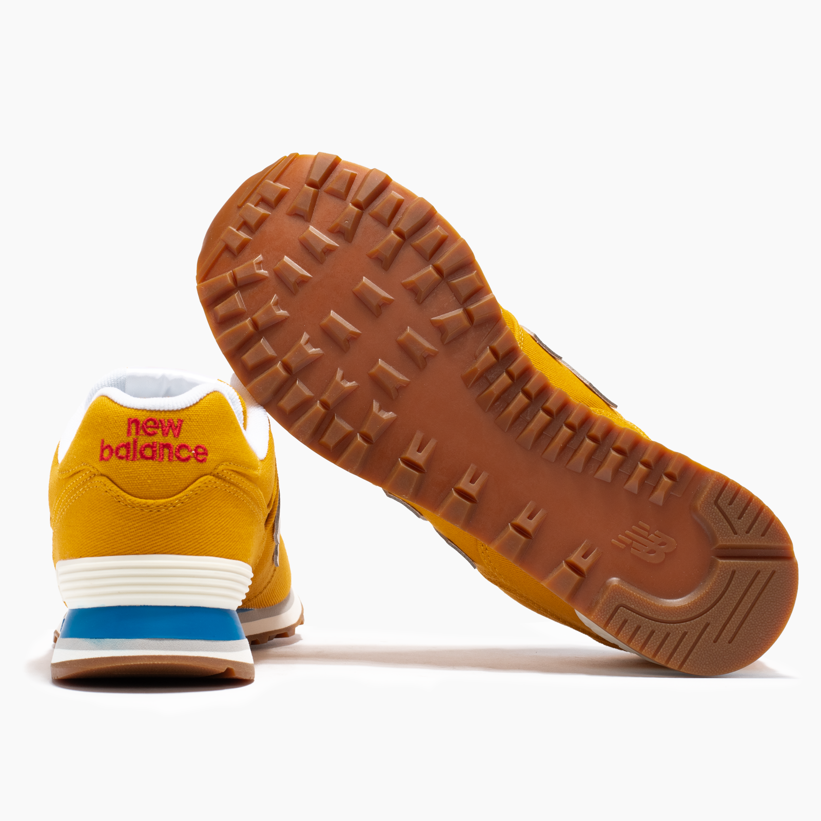 New Balance para hombre mostaza casual